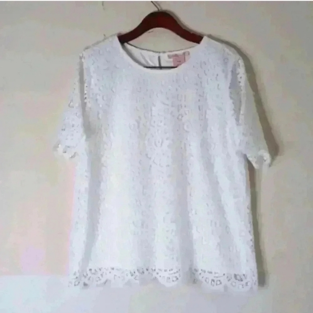 Philosophy Ivory Lace Top